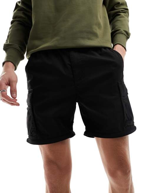 Hollister - Pantalon cargo zippé en tissu ripstop - Noir, 2 de 5