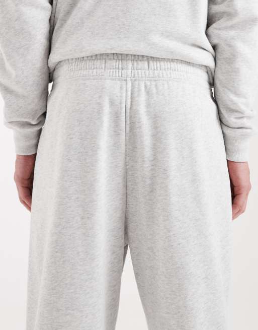 Hollister - Pantalon de jogging d'ensemble à logo en tissu éponge - Gris, 5 de 5