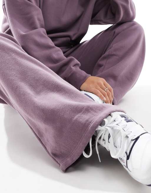 Pantalon Violet Large En Coton Bio Pour Femme HALNY - Boutique ASKA