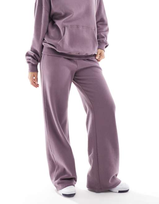 Hollister Pantalon de jogging large d'ensemble à logo Violet