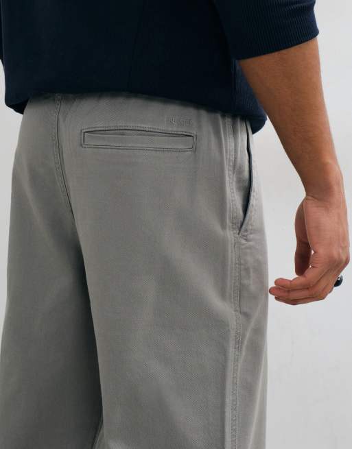 Hollister pantalones holgados sin cierre en gris, 5 de 5
