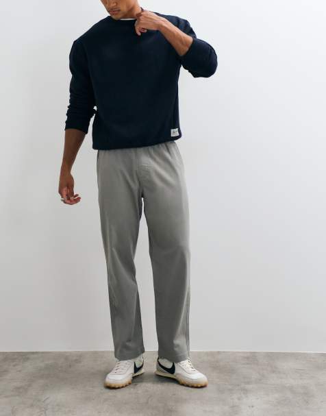 Hollister pantaloni ampi grigi - view 1