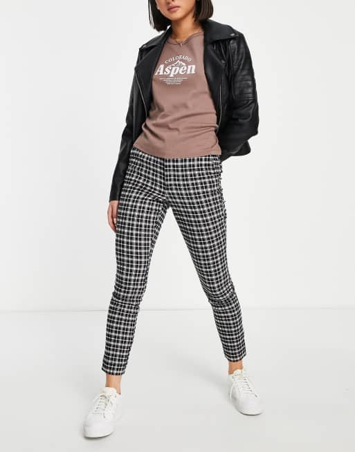 Hollister prince of wales check skinny pant store