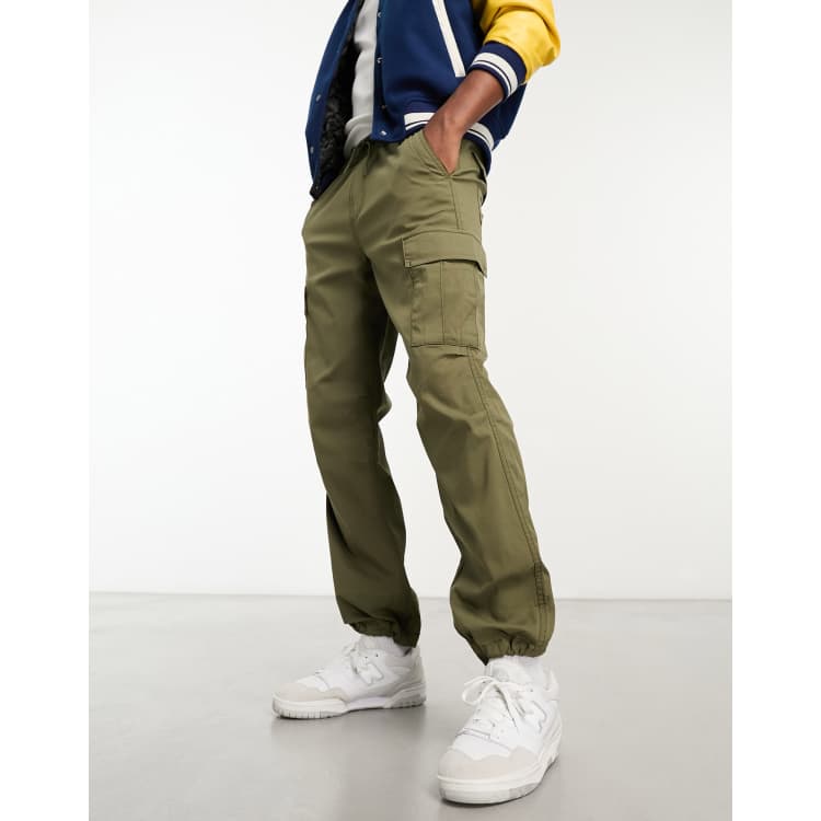 Hollister khaki joggers deals