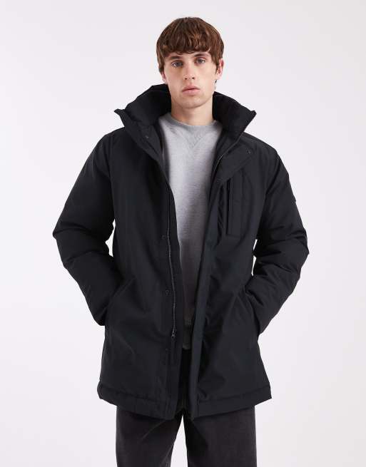Hollister - Parka comodo nero foderato