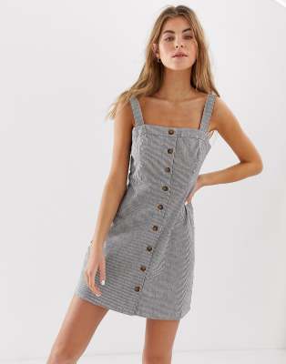 hollister button up dress