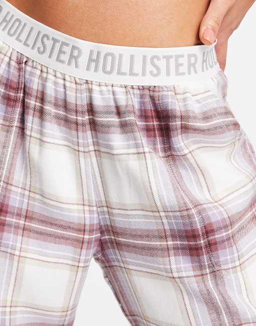 Hollister tartan pyjama shorts, ASOS