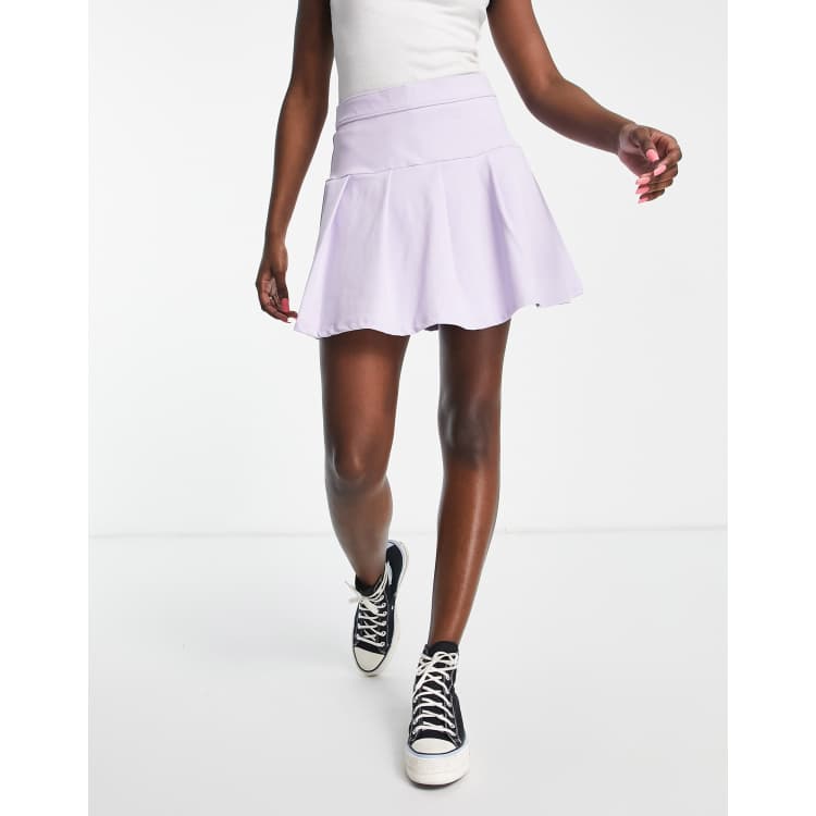 Purple skirt hollister top