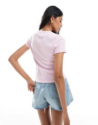 Hollister Pointelle Short Sleeve Cardigan