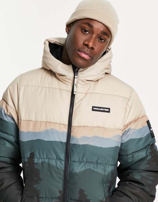 Hollister Polaire capuche avec imprim paysage Multicolore