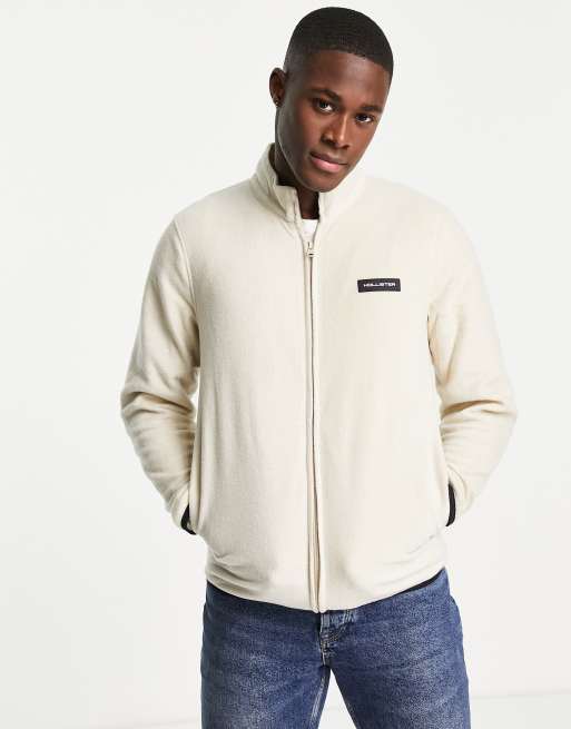 Hollister fleece jacket men's sale