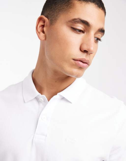 Hollister - Polo met korte mouwen en icoonlogo in wit, 5 van 5