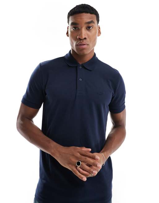 Hollister - Polotop met icoonlogo en korte mouwen in marineblauw