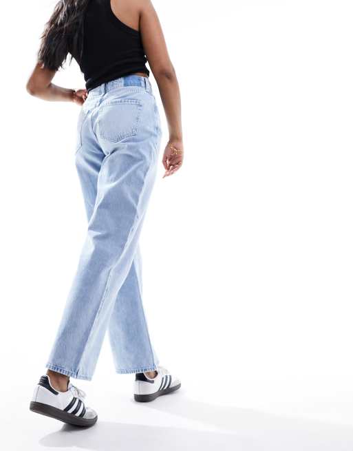 Hollister - Posede jeans med ekstrahøj talje i lyseblå, 3 af 5