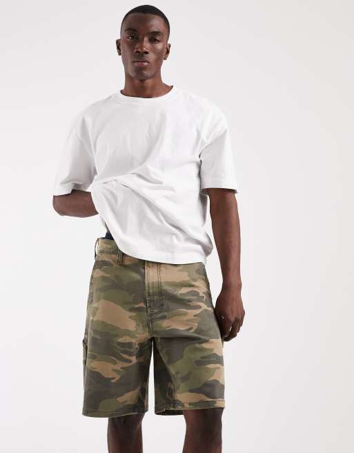 Hollister - Posede shorts med grønt camouflagemønster, 2 af 5