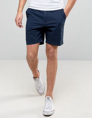 Hollister Prep Chino Shorts in Navy | ASOS