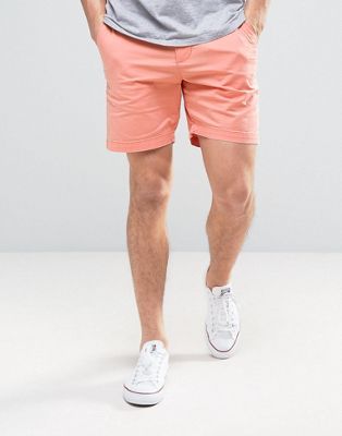 Hollister Prep Chino Shorts in Pink | ASOS