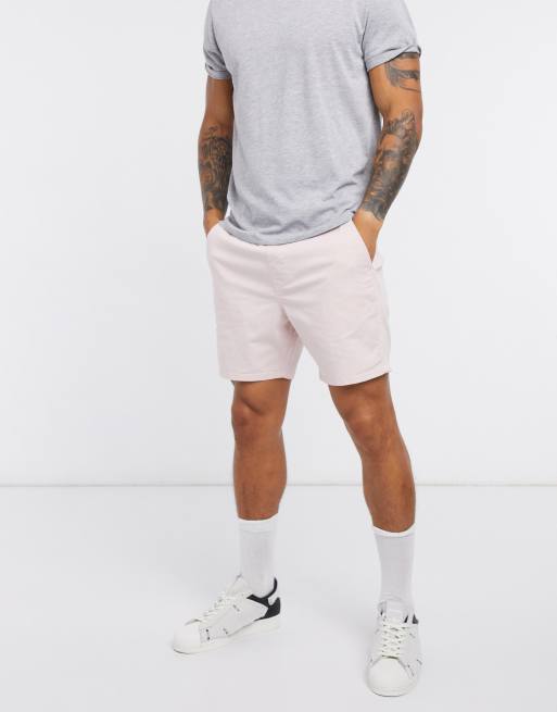 Hollister prep shorts in pink ASOS