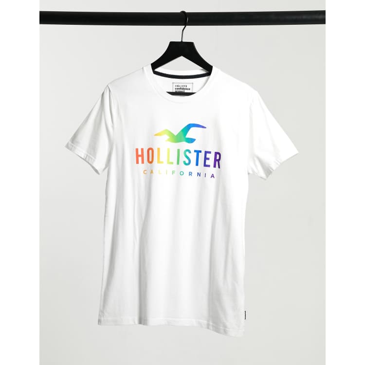 Hollister rainbow best sale shirt