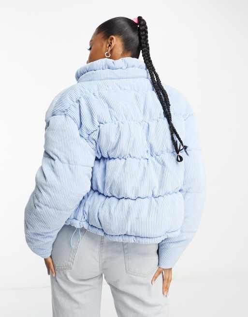 Hollister blue puffer jacket new arrivals