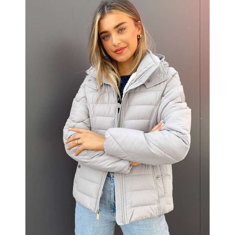 Hollister puffer jacket women's on sale