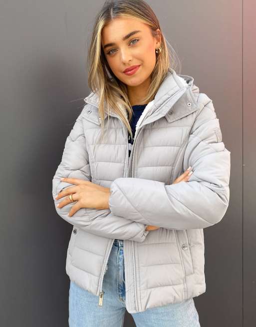 Hollister puffer jacket women's sale