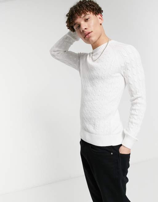 Pull Homme HOLLISTER Blanc M •  Déclics éthiques