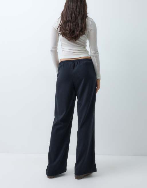 Hollister pull on baggy trousers in black, 5 of 5