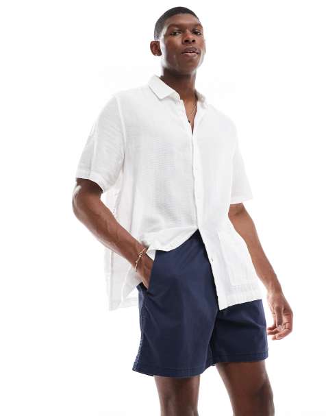 Hollister pull on short in navy - view 1