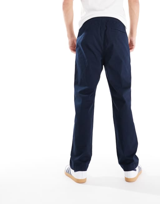 Hollister navy blue pants hot sale