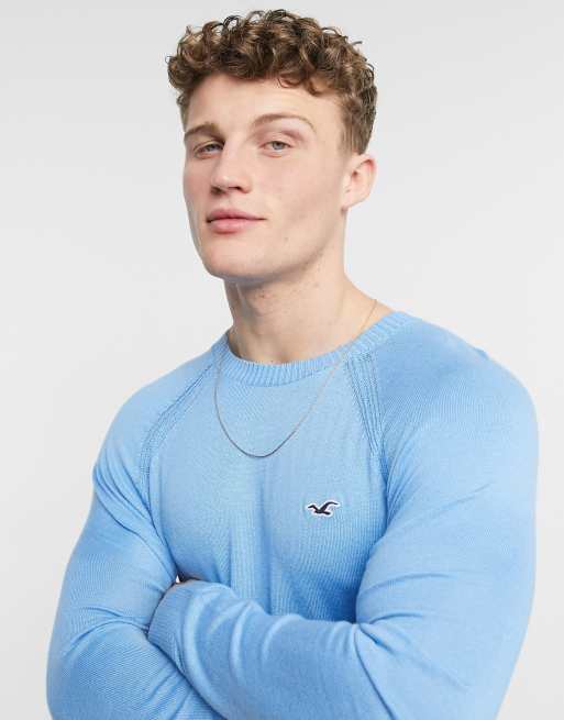 Pull hollister homme bleu top