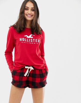 hollister pajama shorts