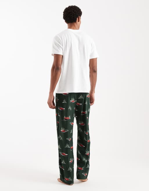 Hollister - Pyjamasbukser med jule-bilprint, 3 af 4