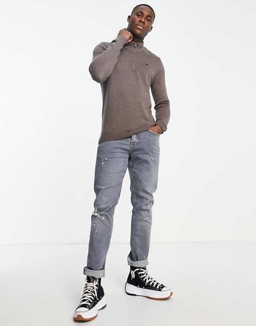 Hollister mens tapered jeans sale