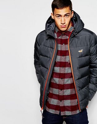 hollister quilted jacket