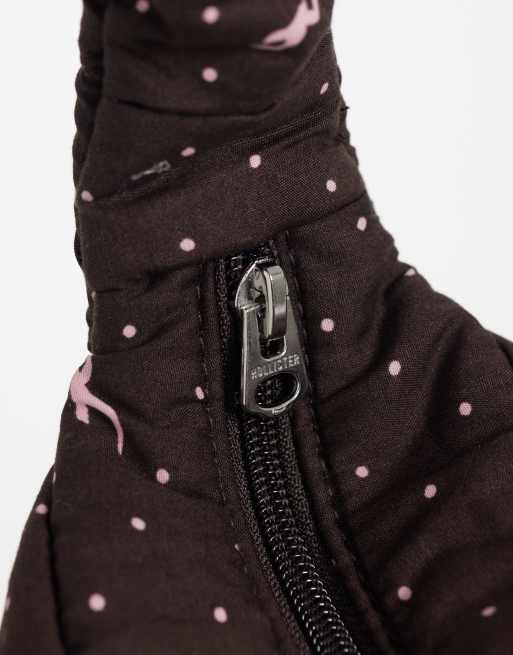 Hollister quilted shopper bag in brown, 3 of 4