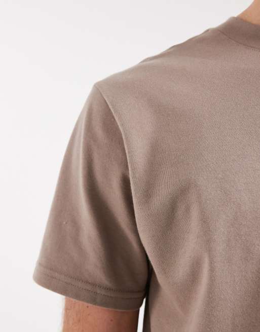 Hollister relaxed cooling t-shirt in brown, 5 of 5