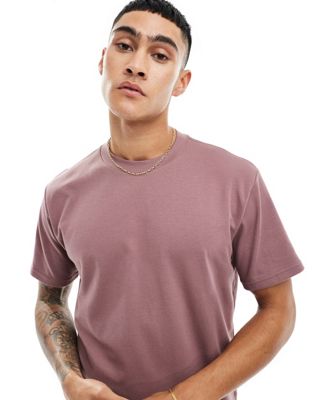 Hollister relaxed fit cooling t-shirt in rose taupe
