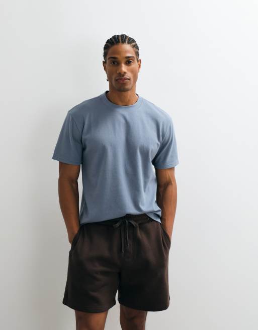 Hollister relaxed fit everyday T-shirt in blue, 4 of 5