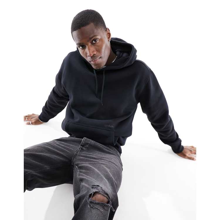 Hollister black sweatshirt on sale