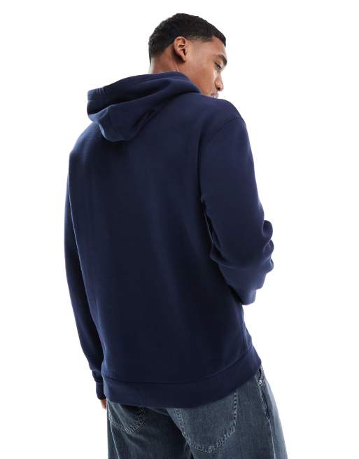 Hollister relaxed icon hoodie in navy, 2 of 4