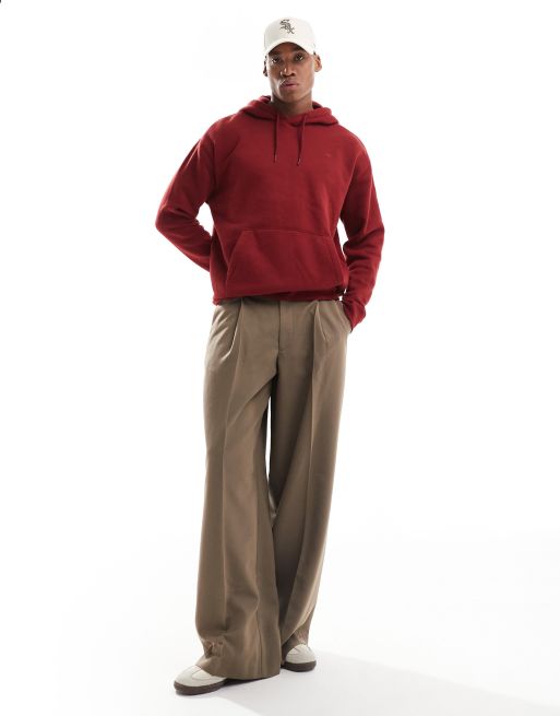 Red hollister hoodie discount