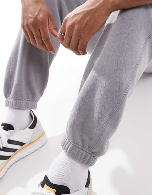 Hollister relaxed jogger in grey wash ASOS