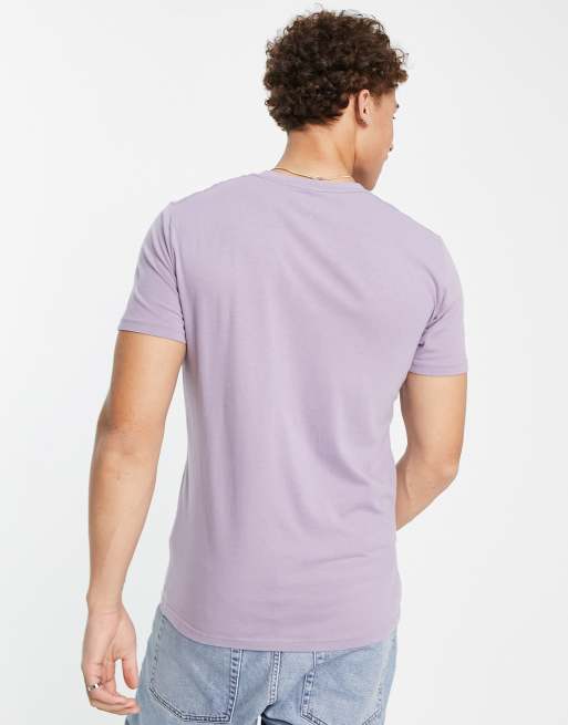 Purple hollister hot sale shirt