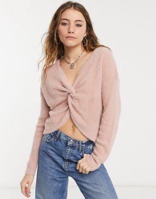 hollister sweater pink
