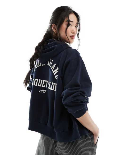 Hollister Rhode Island Hoodie met logo op de rug en