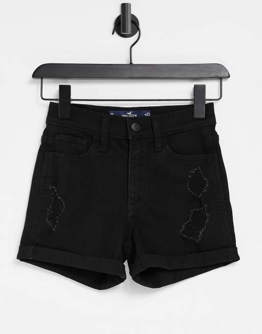 Hollister ripped short in black ASOS