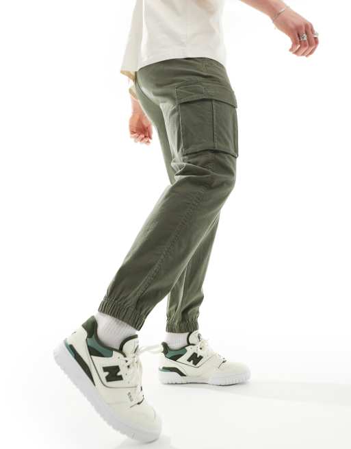 Hollister green joggers clearance