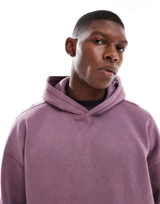 Hollister – Rosa, baggy huvtröja med framficka, 2 av 4