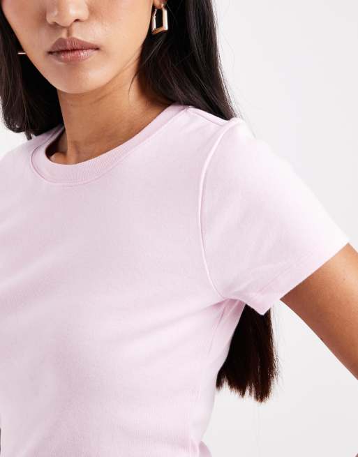 Hollister – Rosa, liten t-shirt med korta ärmar, 3 av 4